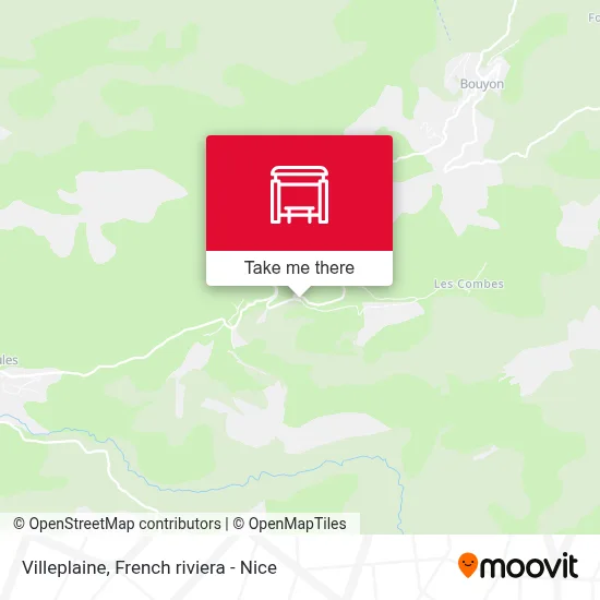 Villeplaine map