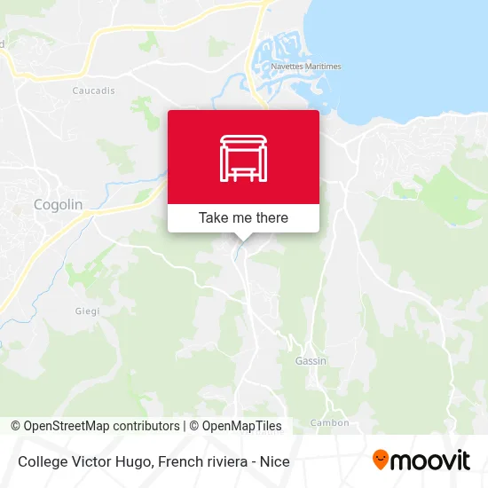 College Victor Hugo map