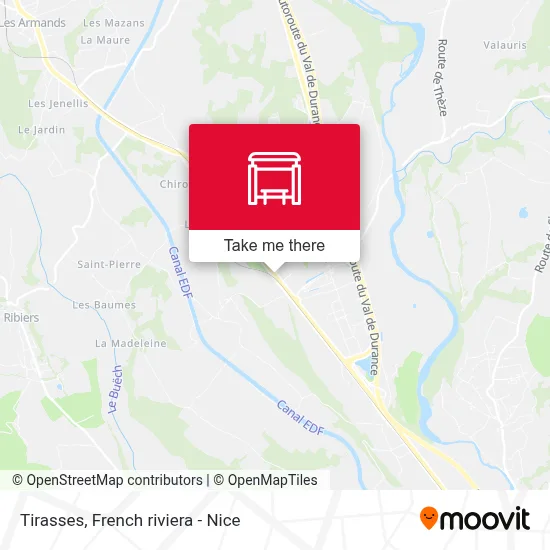 Tirasses map