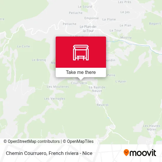 Chemin Courruero map