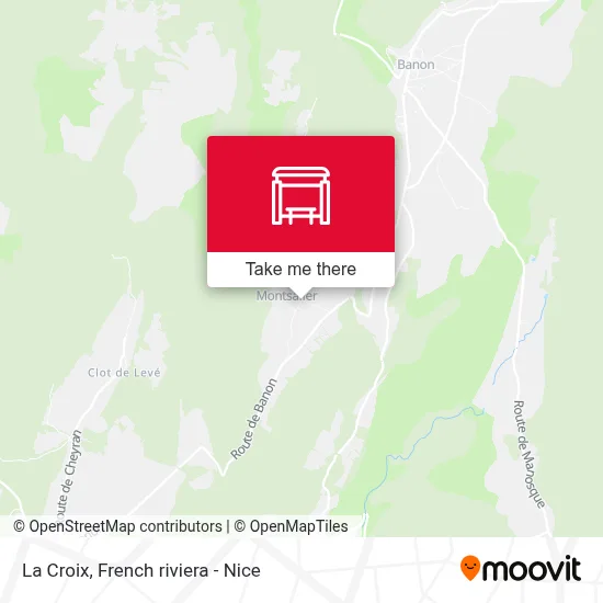La Croix map