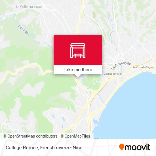 College Romee map