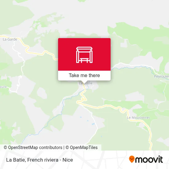 Mapa La Batie