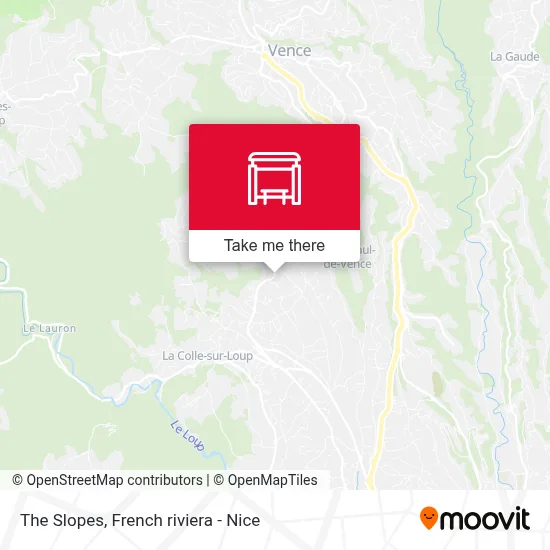 Les Cotes map