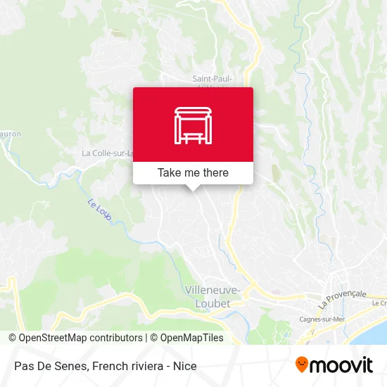 Pas De Senes map