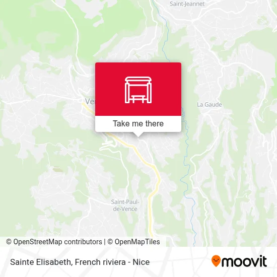 Sainte Elisabeth map