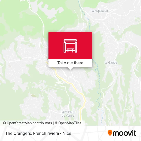 Les Orangers map