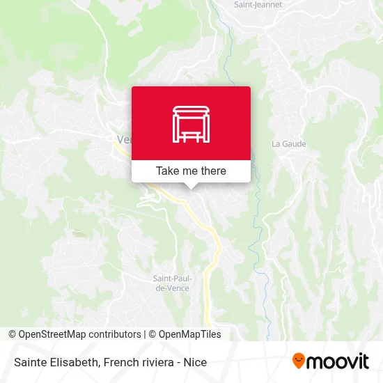 Sainte Elisabeth map