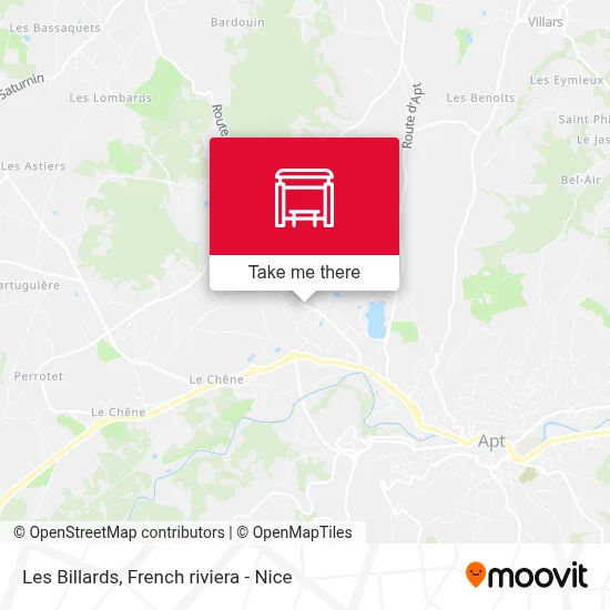 Les Billards map