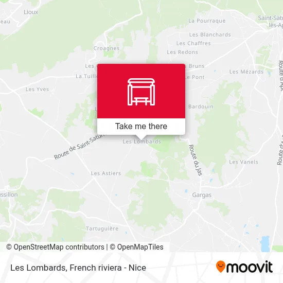 Les Lombards map