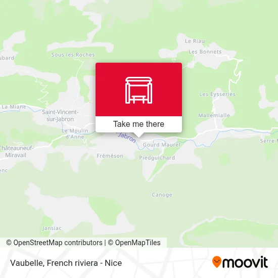Vaubelle map