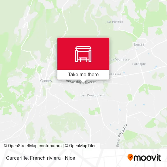 Carcarille map