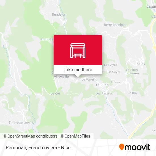 Mapa Rémorian