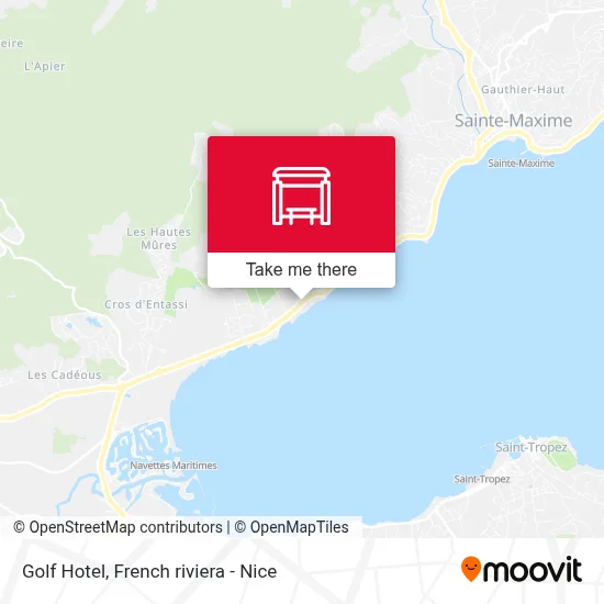 Golf Hotel map