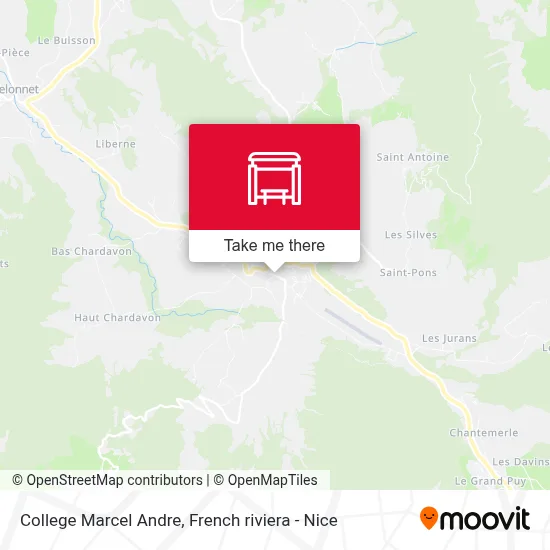 College Marcel Andre map