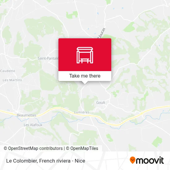 Le Colombier map