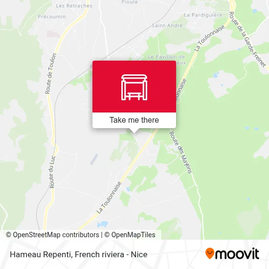 Hameau Repenti map
