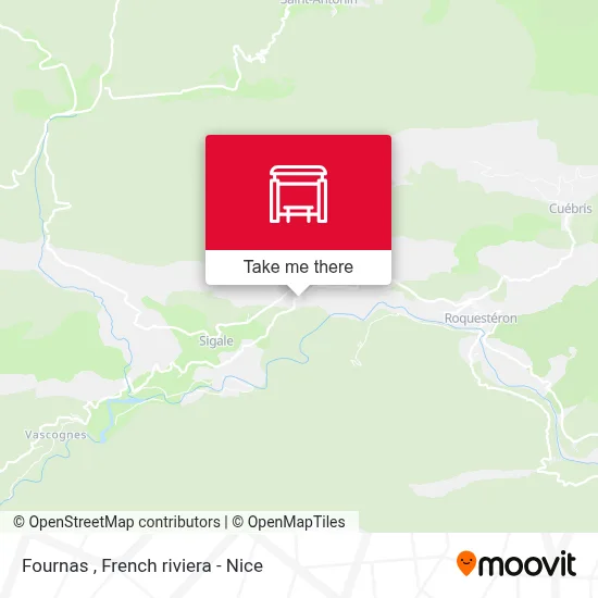 Fournas map
