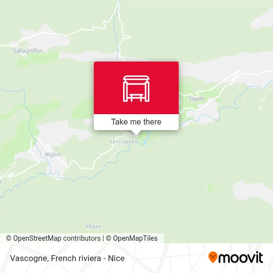 Vascogne map