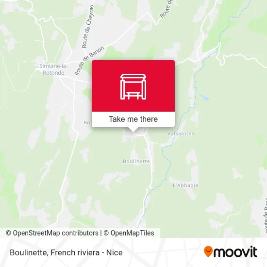 Boulinette map