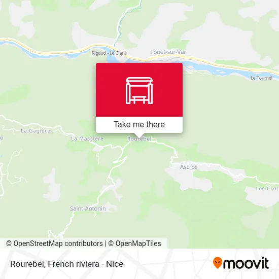 Mapa Rourebel