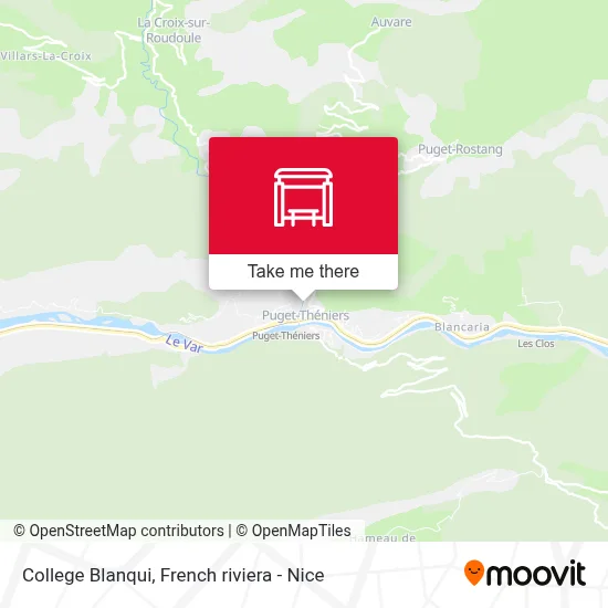 College Blanqui map