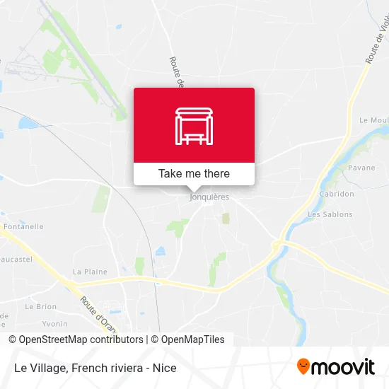 Le Village map