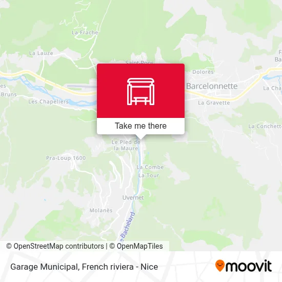 Garage Municipal map