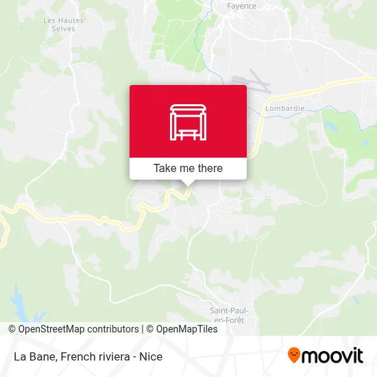 La Bane map