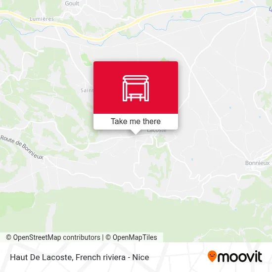Haut De Lacoste map