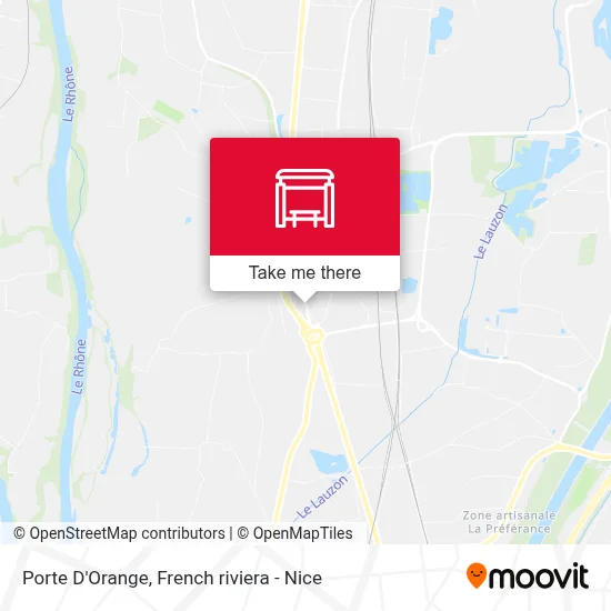 Porte D'Orange map