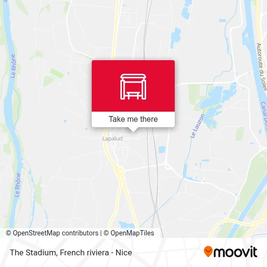 Le Stade map
