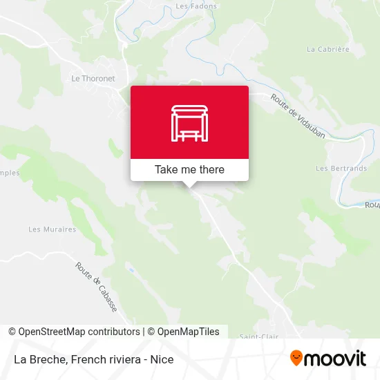 La Breche map