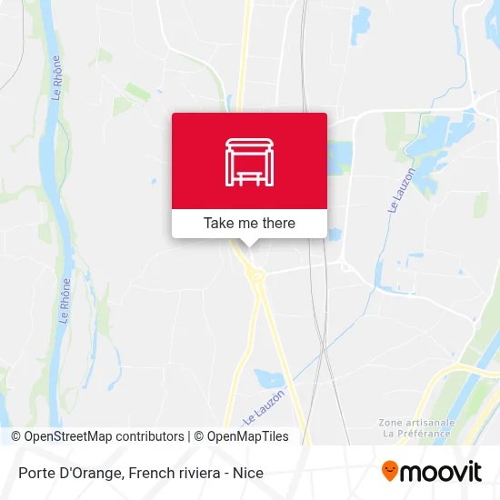 Porte D'Orange map