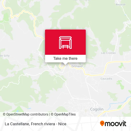 La Castellane map