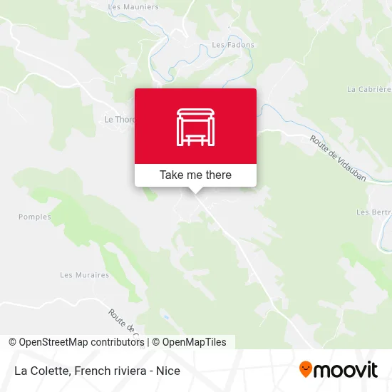 La Colette map