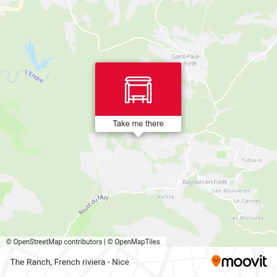 Le Ranch map