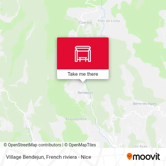 Village Bendejun map
