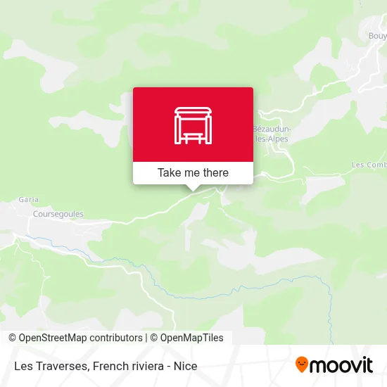Les Traverses map