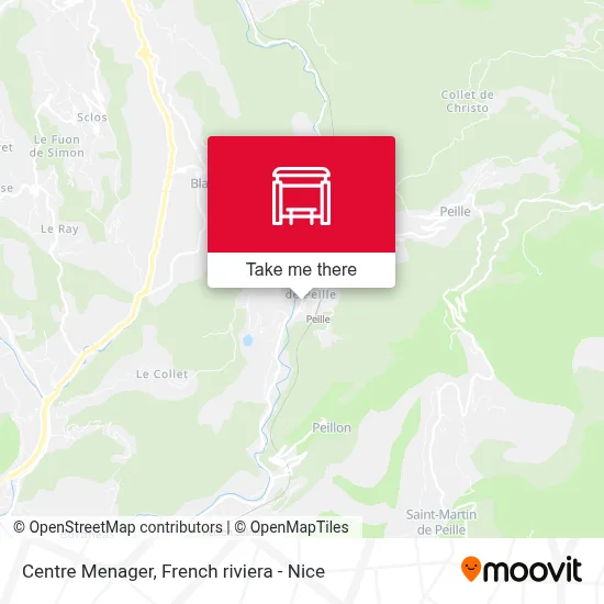 Centre Menager map