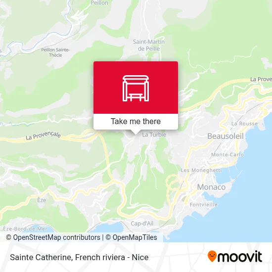 Sainte Catherine map