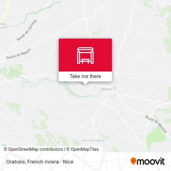 Oratoire map