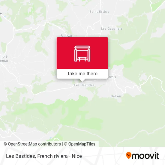Les Bastides map