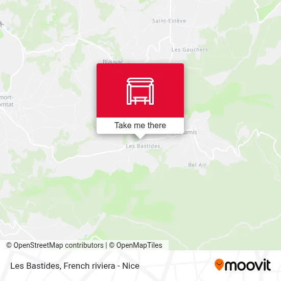 Les Bastides map