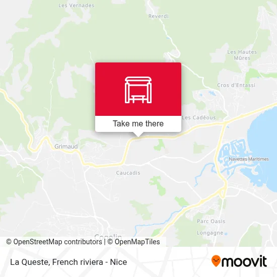 La Queste map