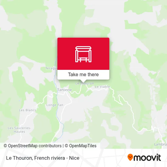 Le Thouron map
