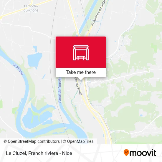 Le Cluzel map