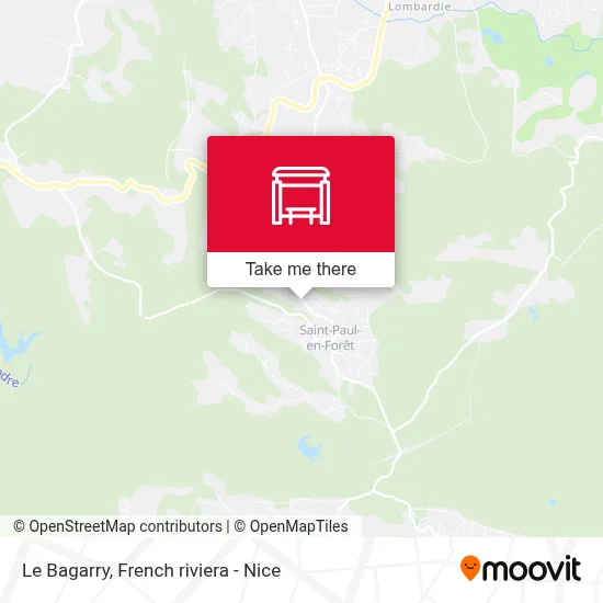 Le Bagarry map