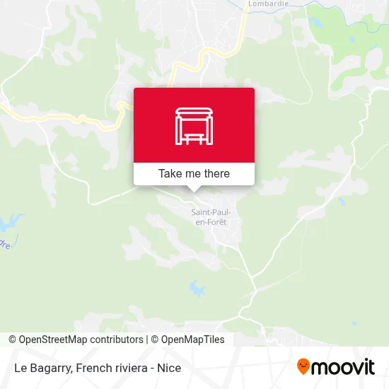 Le Bagarry map