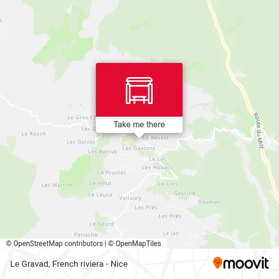Le Gravad map